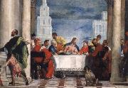 Paolo Veronese the guest meal of the Levi France oil painting artist